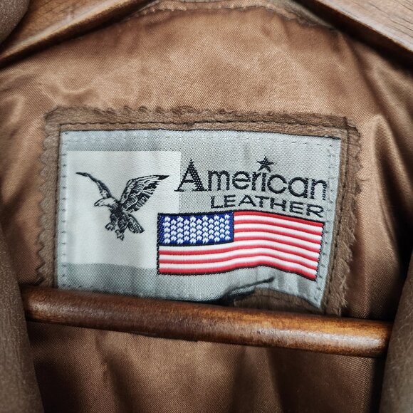 Vintage American Leather Genuine Leather Fringed Cropped Jacket - Picture 4 of 13